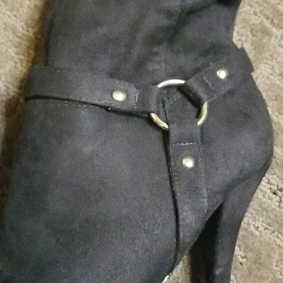 EUC Guess tall suede platform heel boots size 7.5 - Picture 2 of 6